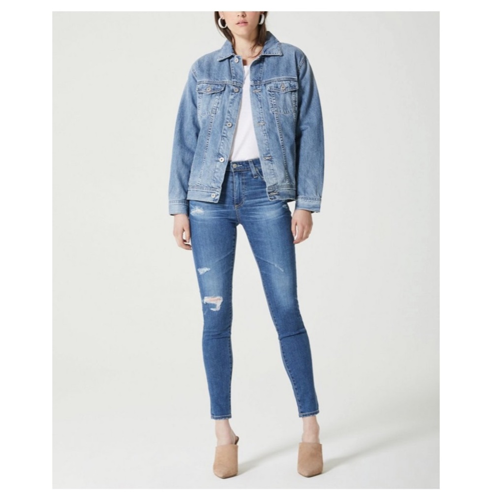 Brand New Ag Farrah skinny ankle size 32R, original price $340